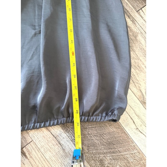 Lane Bryant Blouse Size 26/28 Gray Embellished‎ Neckline Holiday Party Bling Top - Picture 5 of 6